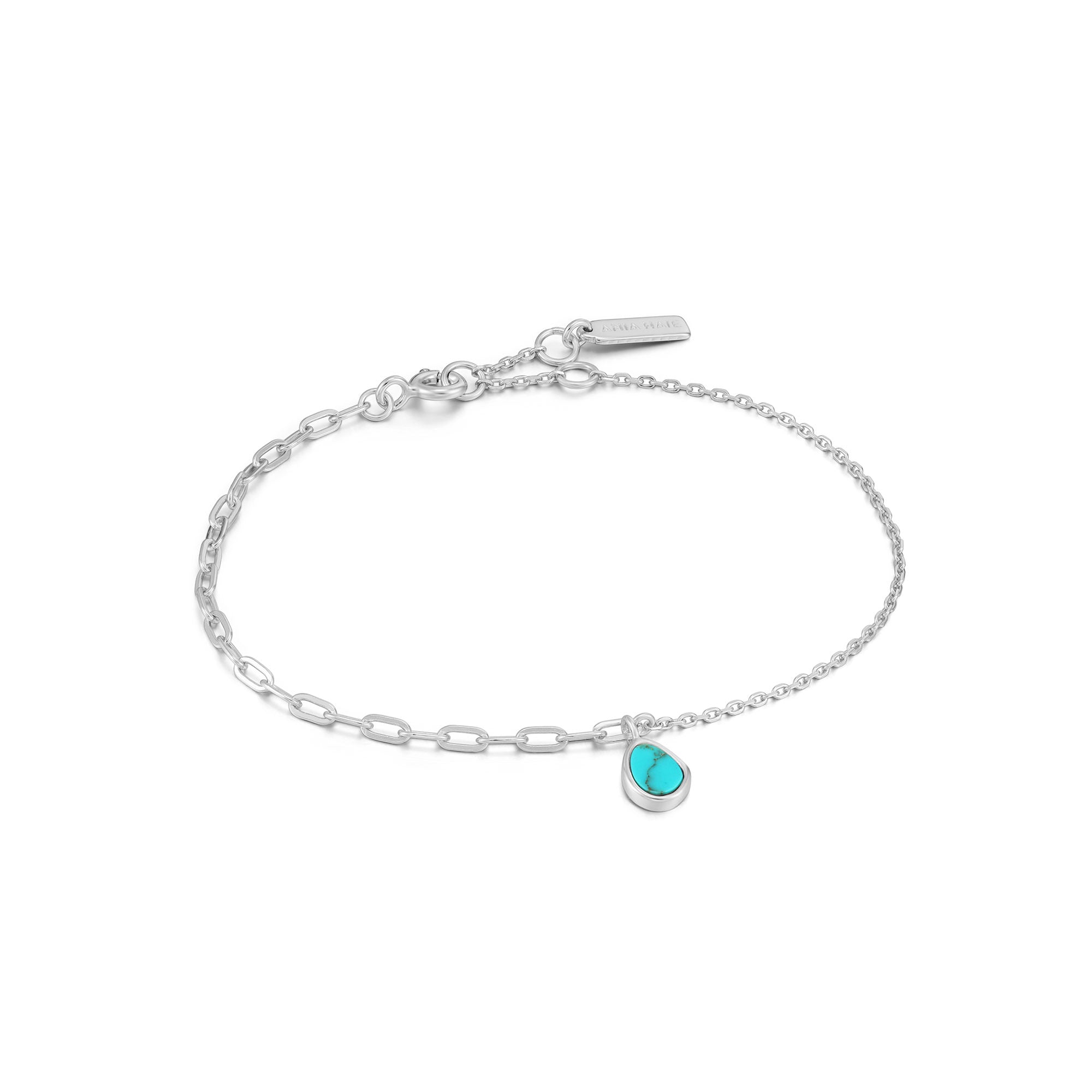 Ania Haie Sterling Silver Stud Link Charm Bracelet | Fernbaugh's Jewelers