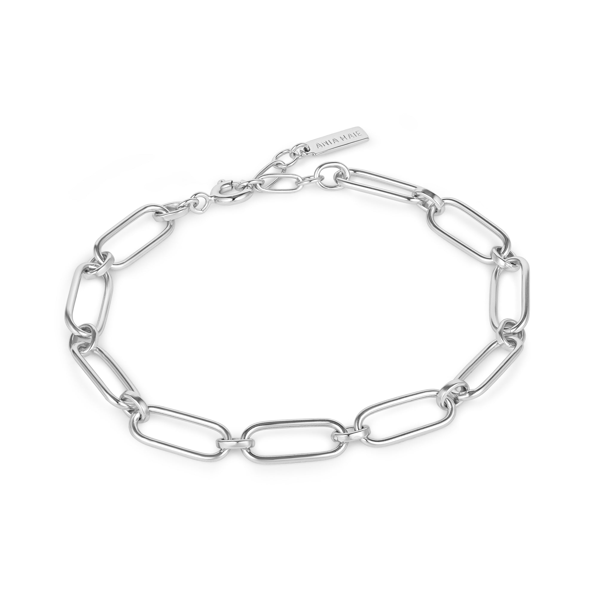 Ania Haie Sterling Silver Stud Link Charm Bracelet