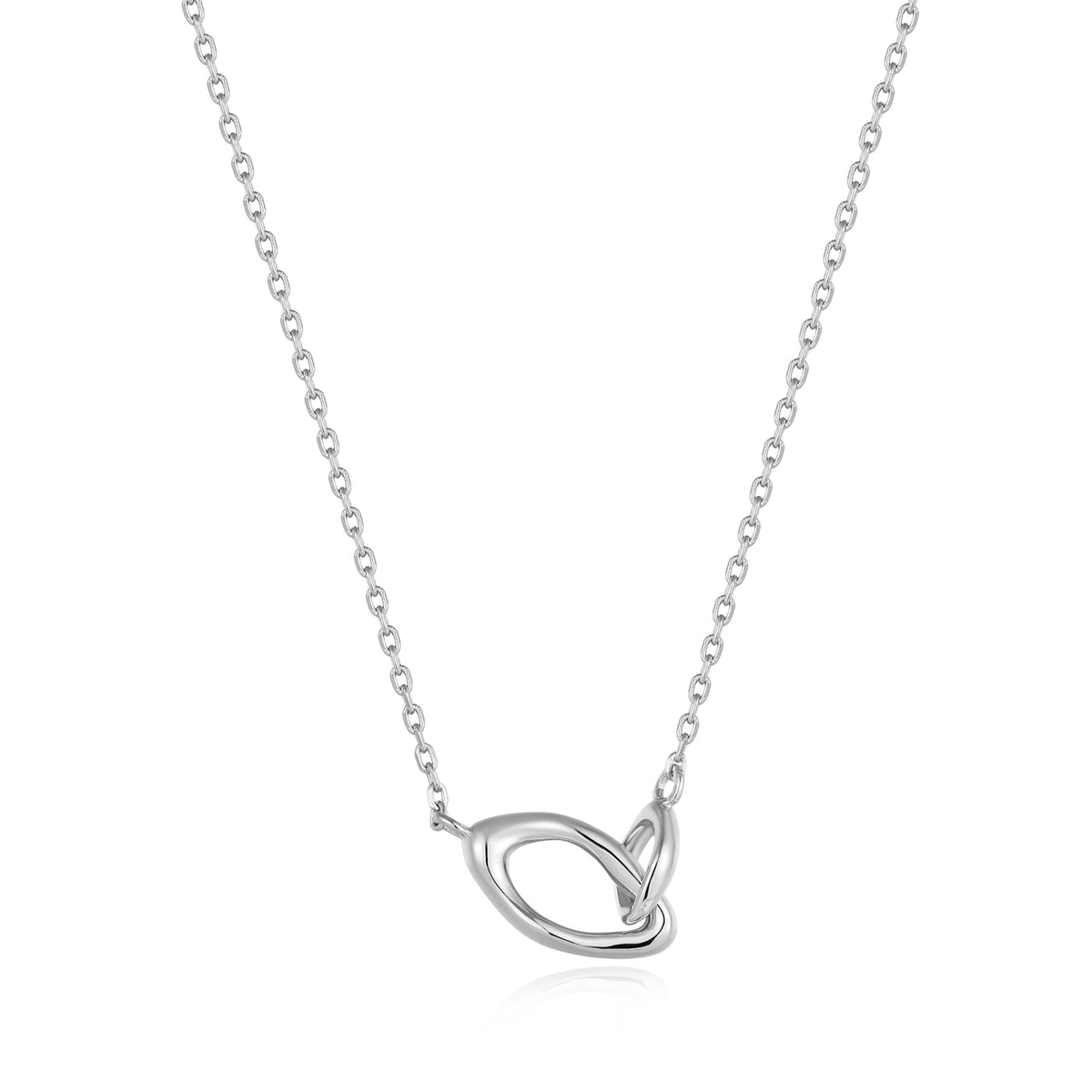 Silver Wave Link Necklace Ania Haie